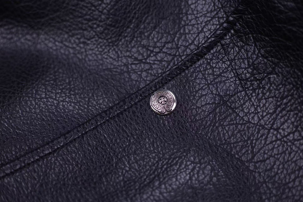 Embroidered Sleeve Varsity Jacket - Black Streetwear Coat 5577